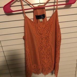 Spaghetti strap dressy shirt